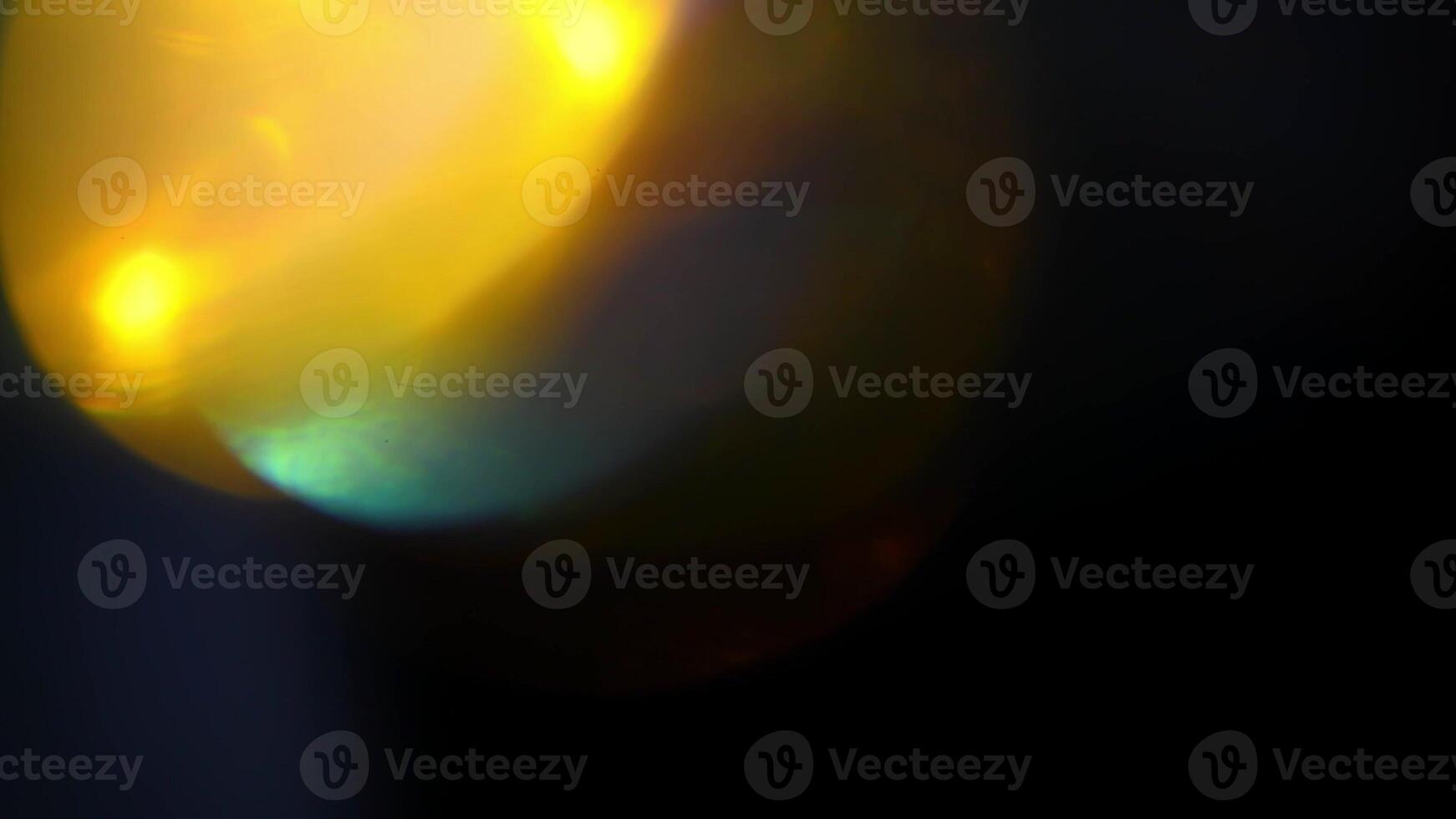 orange warm bright highlights on a black background photo