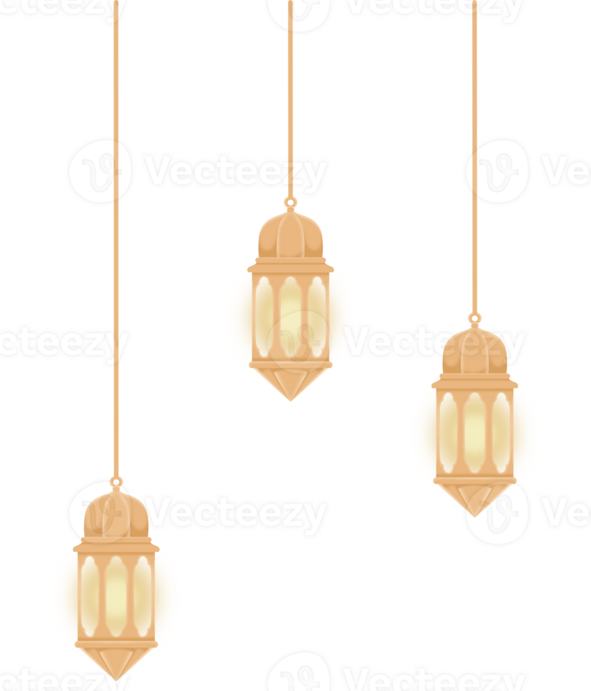 islamic lantern decoration garland png