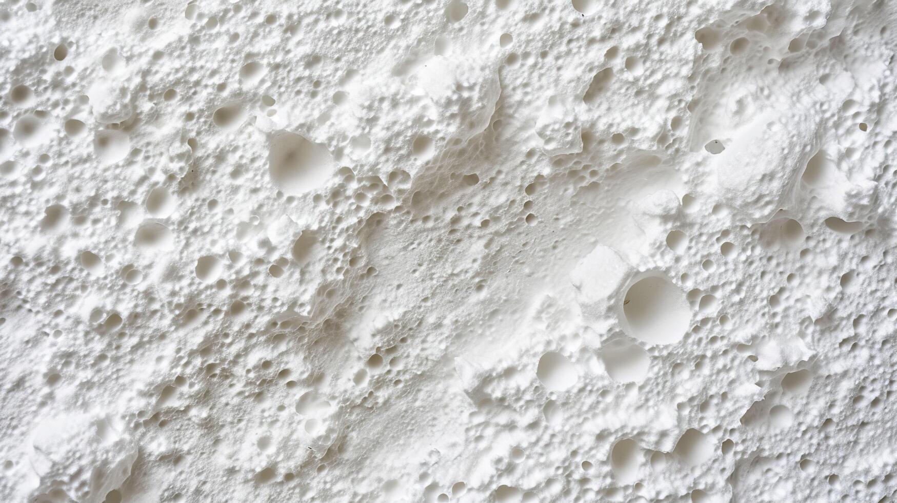AI generated White foam. Abstract background and texture for design. photo