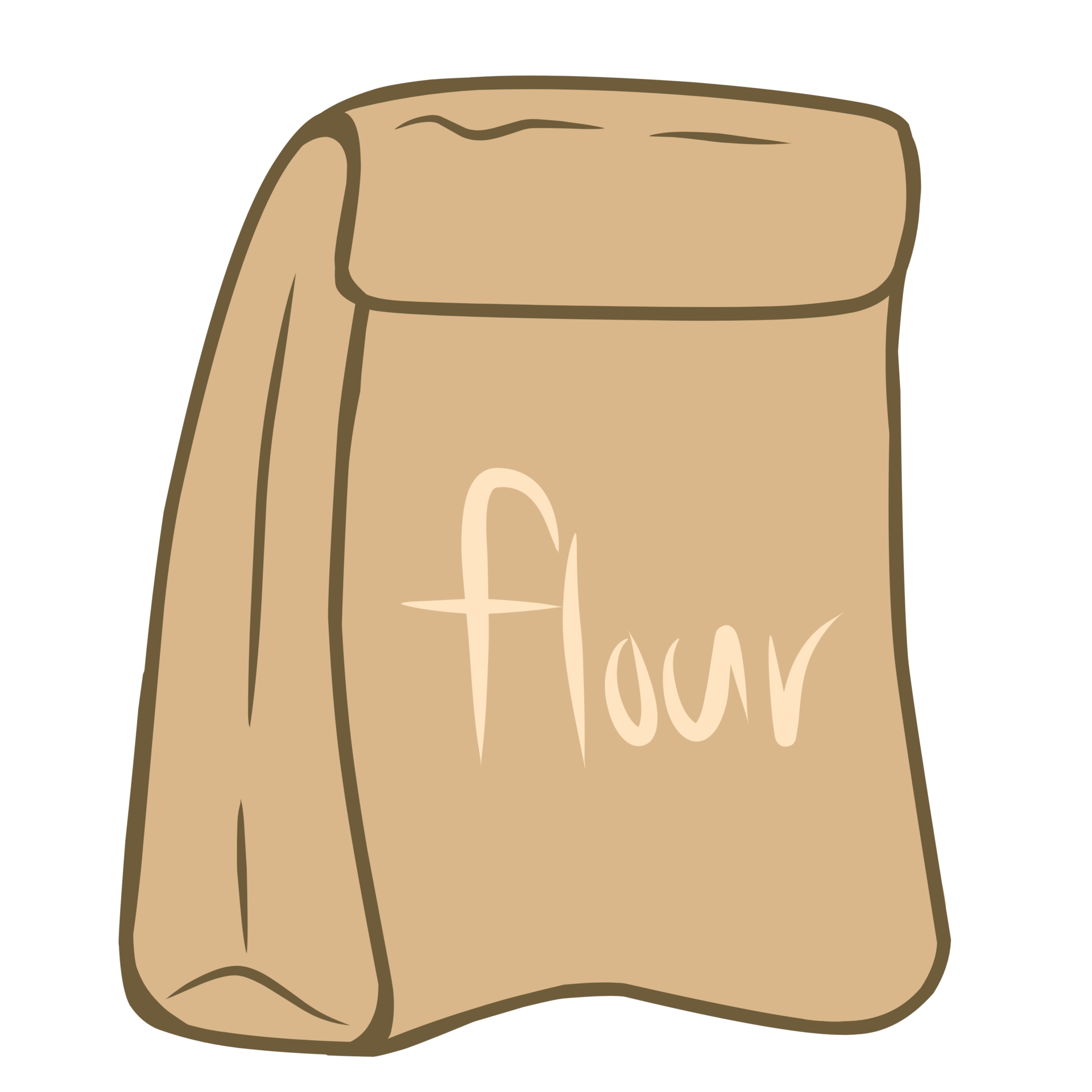 Bag of flour 39668574 PNG