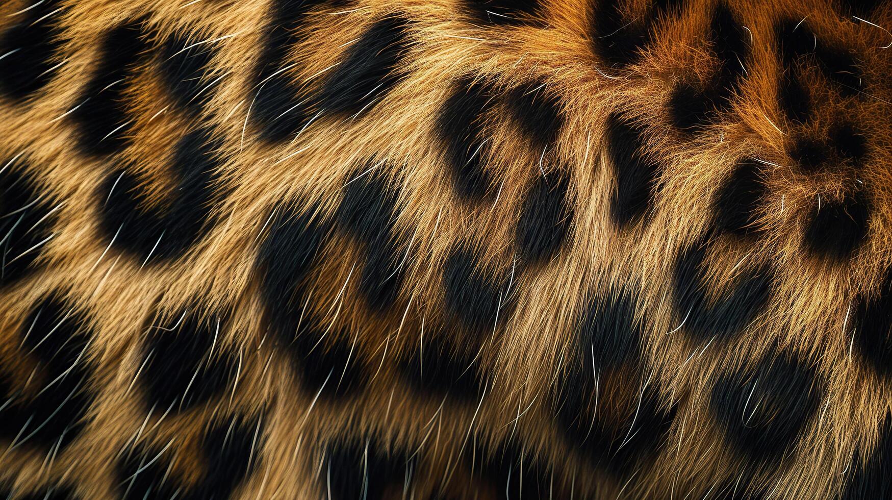 AI generated Close up of leopard fur texture. Abstract background. photo