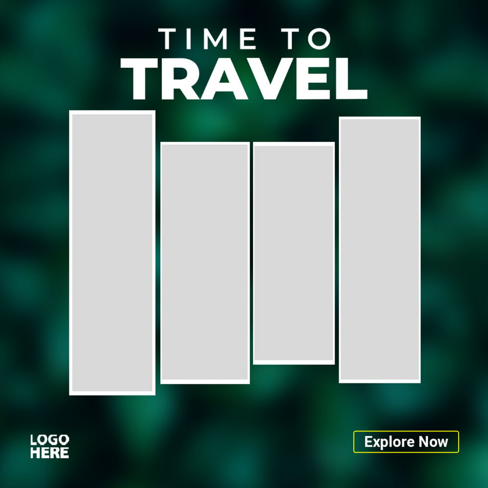 Travel Social Media Post psd