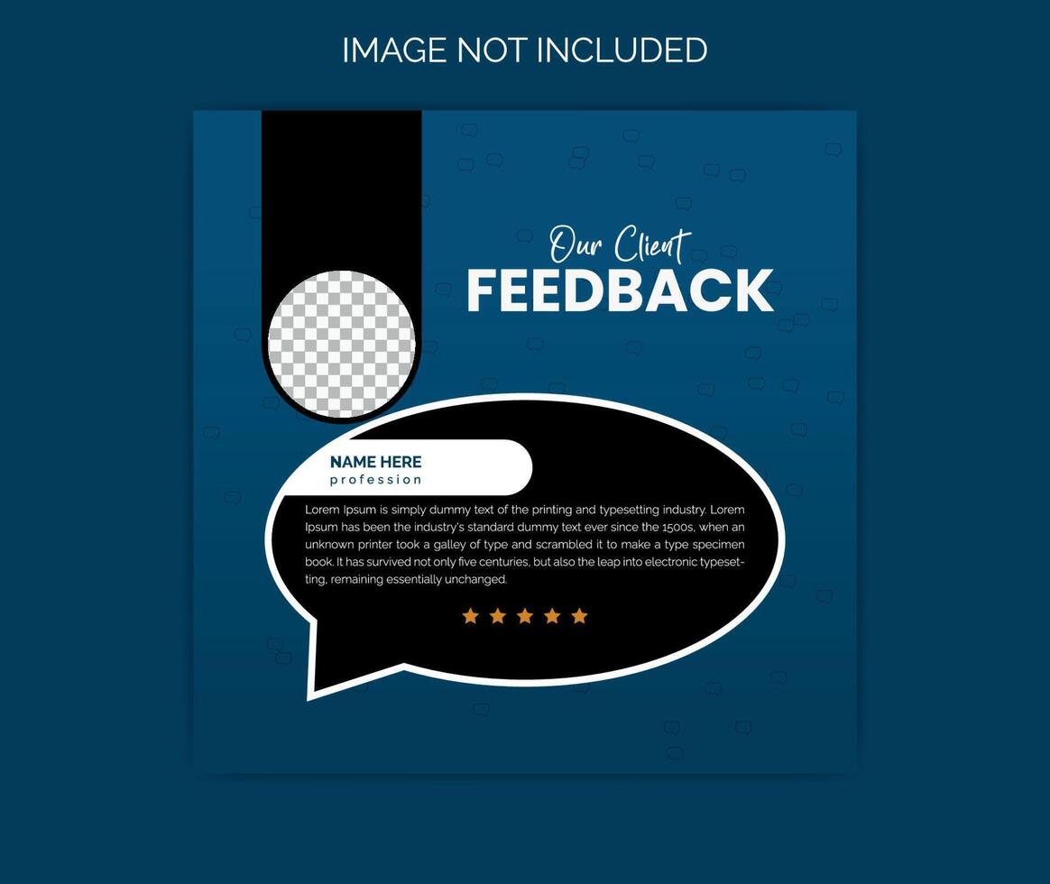 client testimonial design. vector