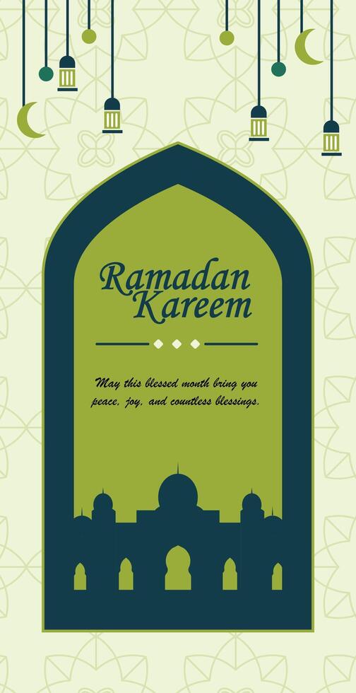 Ramadan Greetings card vector