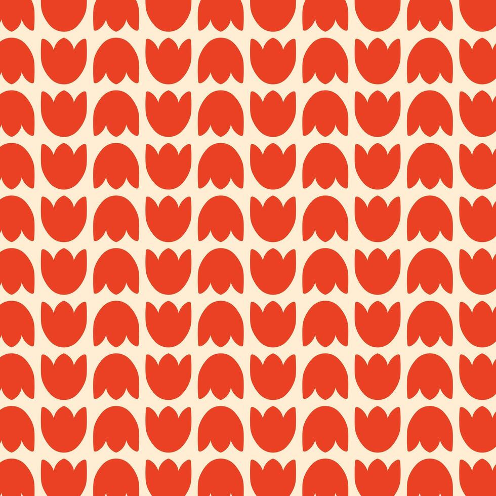tulips pattern design vector