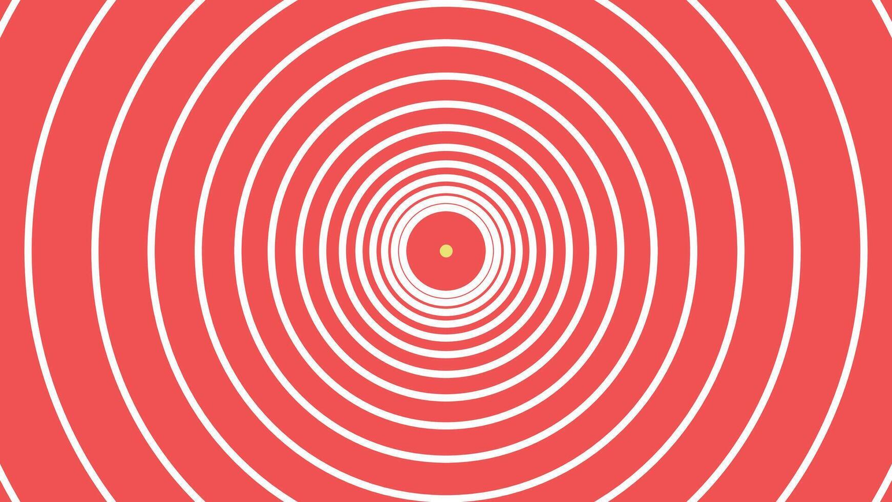 Abstract spiral simple vortex style urgency background in red color. vector