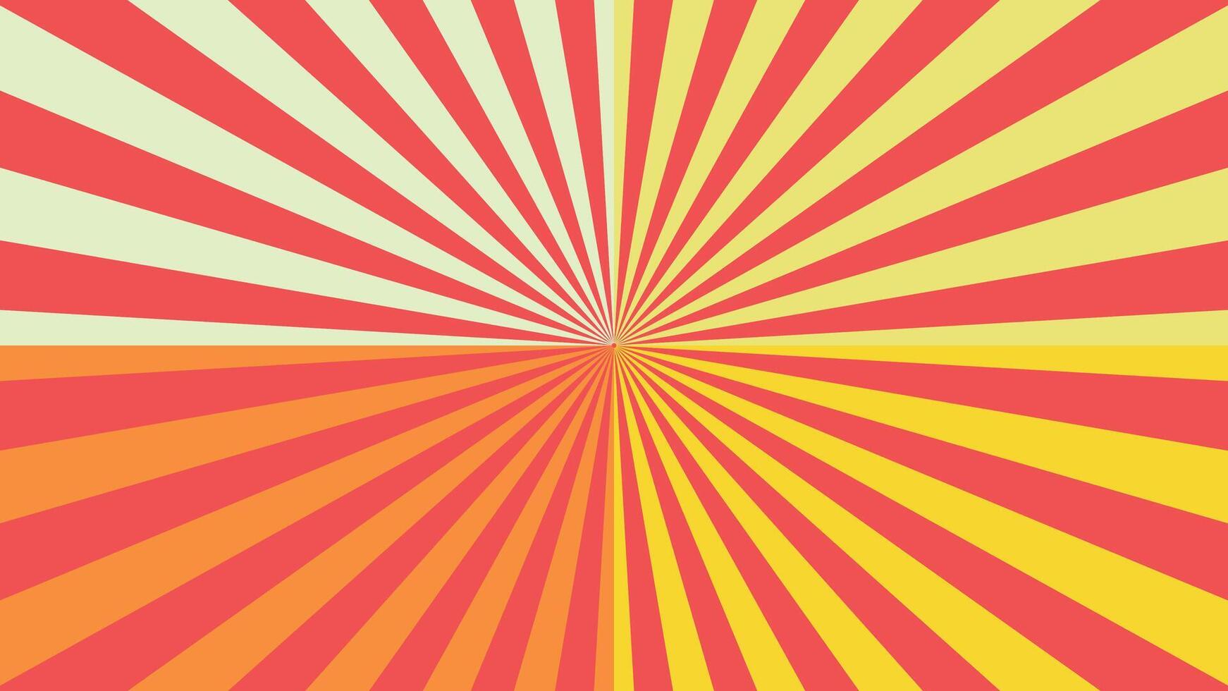 Abstract spiral simple vortex style urgency background in red color. vector