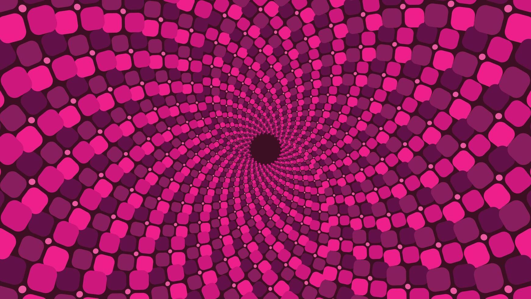 Abstract spiral women's day themed dotted vortex style background. vector