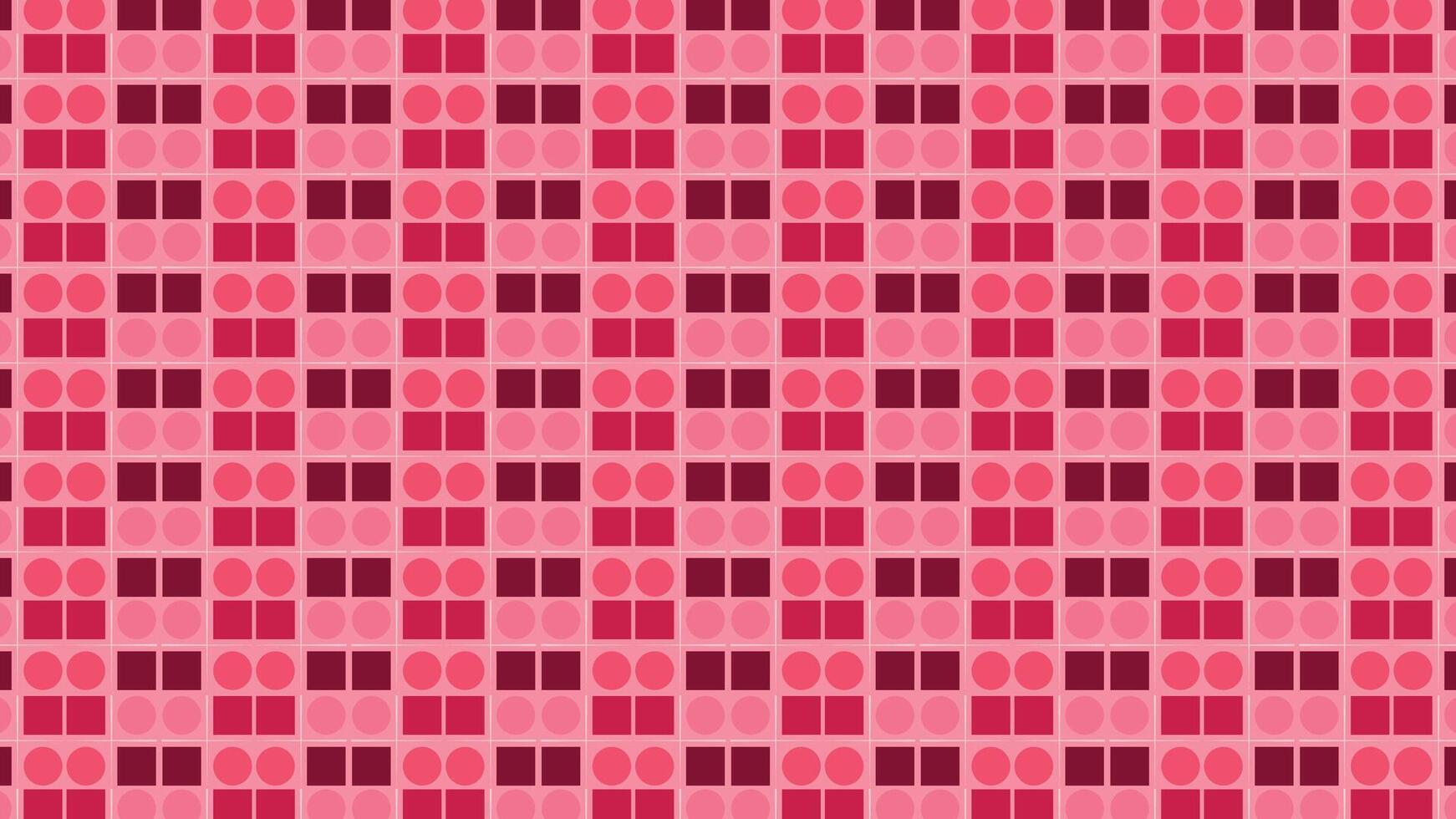 Abstract repeated block pink color combination pattern background. vector