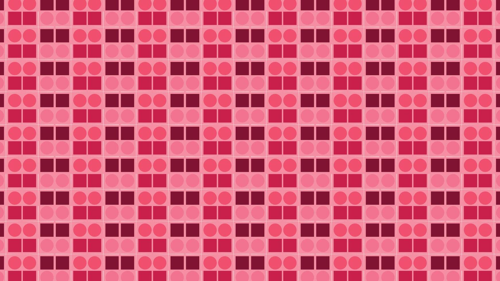 Abstract repeated block pink color combination pattern background. vector