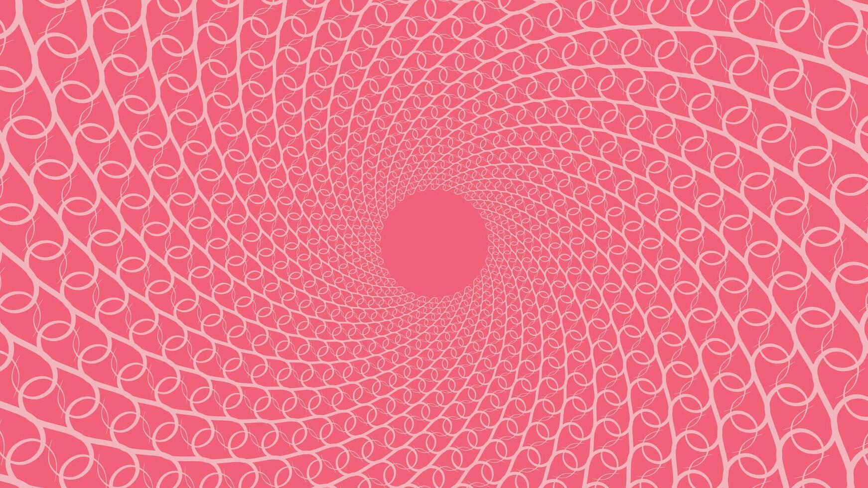 Abstract spiral pink and red love women's day background in red vector