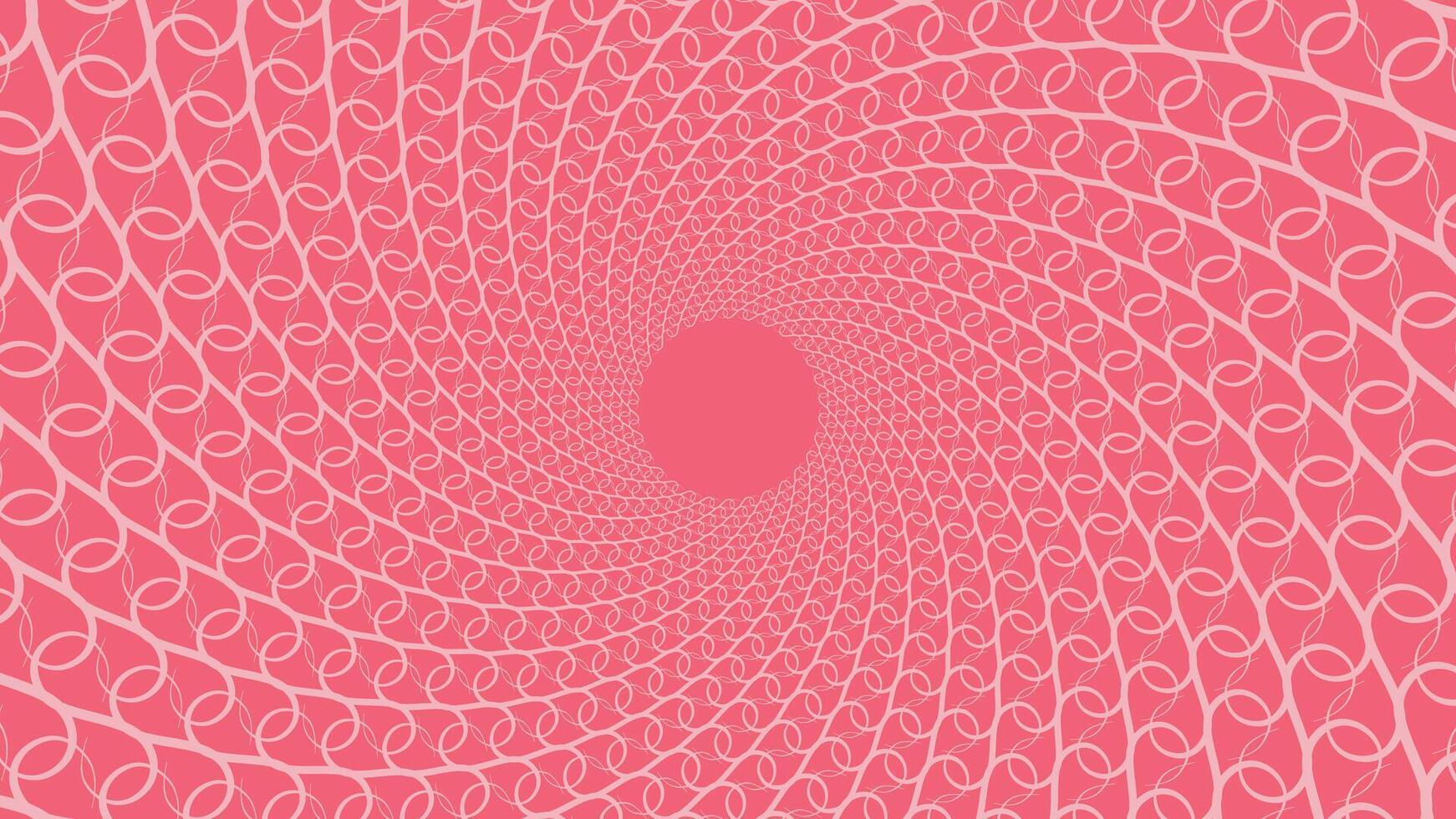 Abstract spiral pink and red love women's day background in red vector