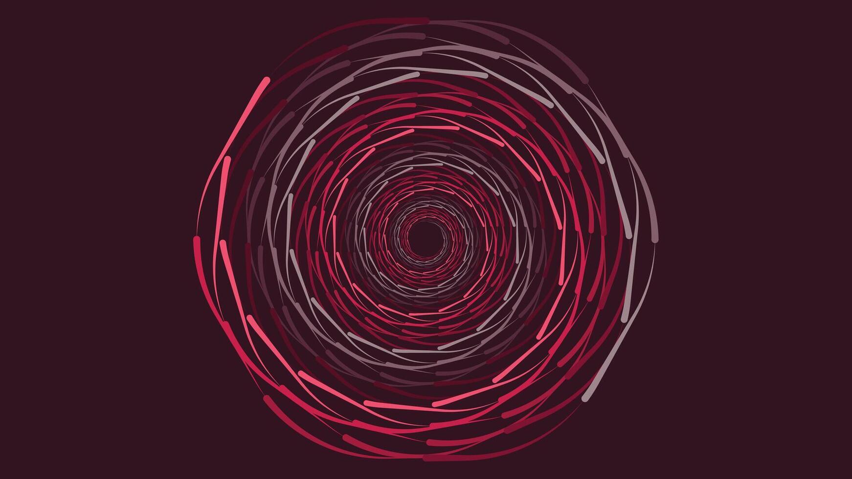 Abstract spiral round vortex style data cycle background. vector