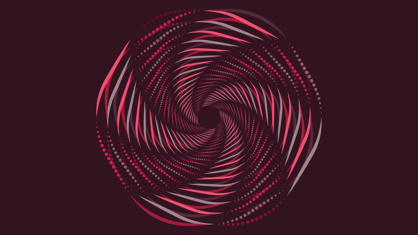 Abstract spiral round vortex style data cycle background. vector