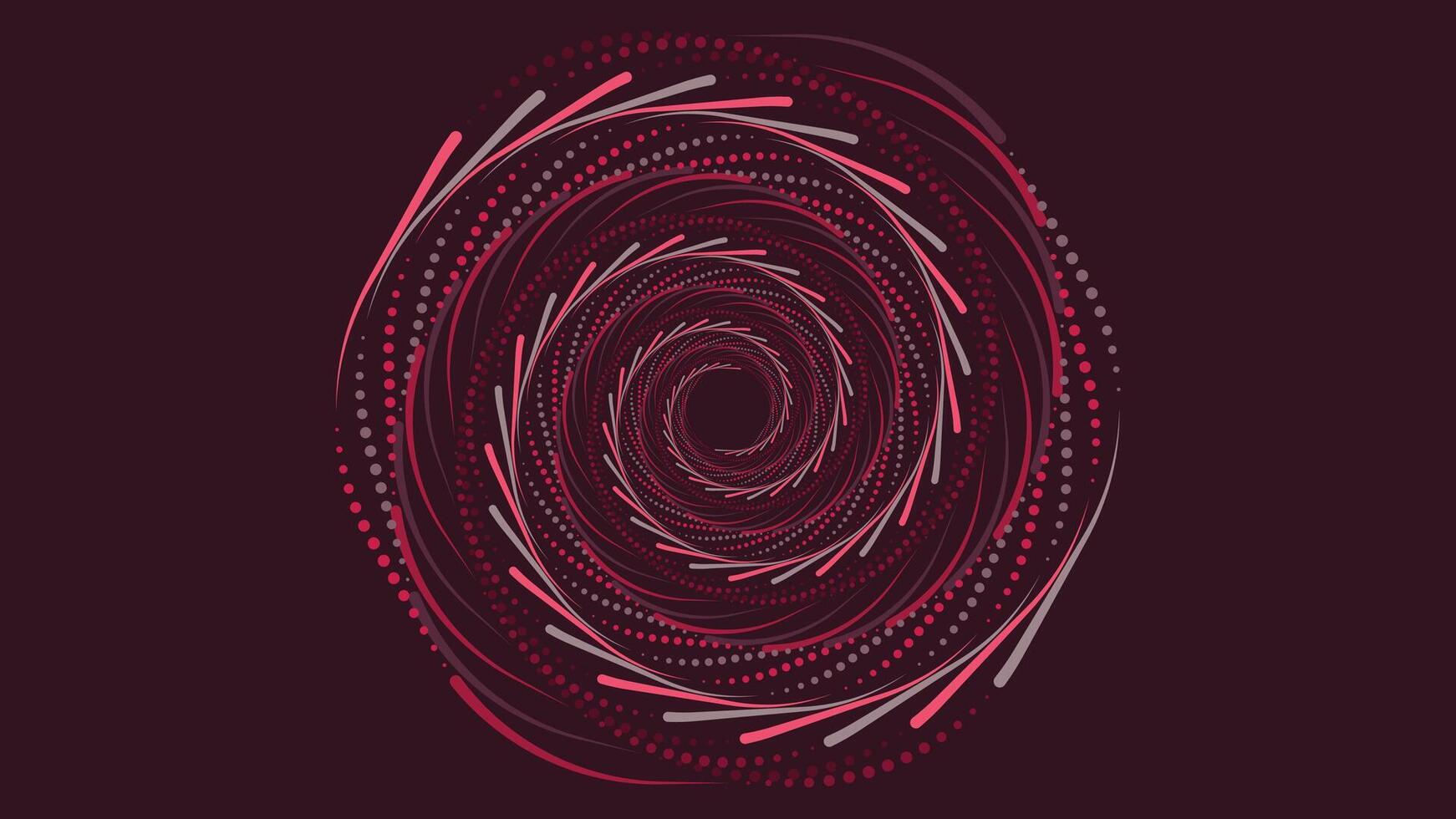 Abstract spiral round vortex style data cycle background. vector