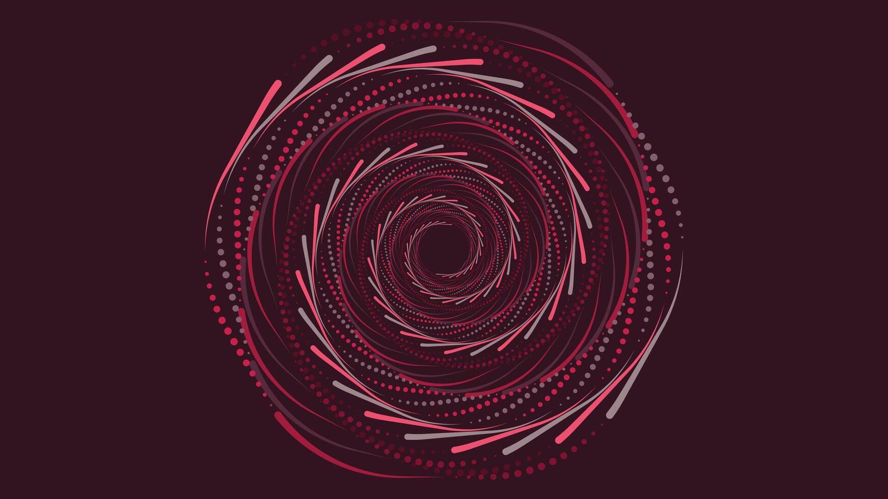 Abstract spiral round vortex style data cycle background. vector