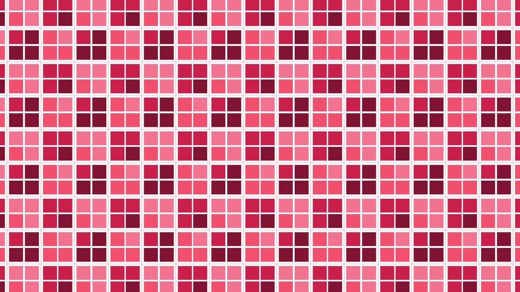 Abstract repeated block pink color combination pattern background. vector