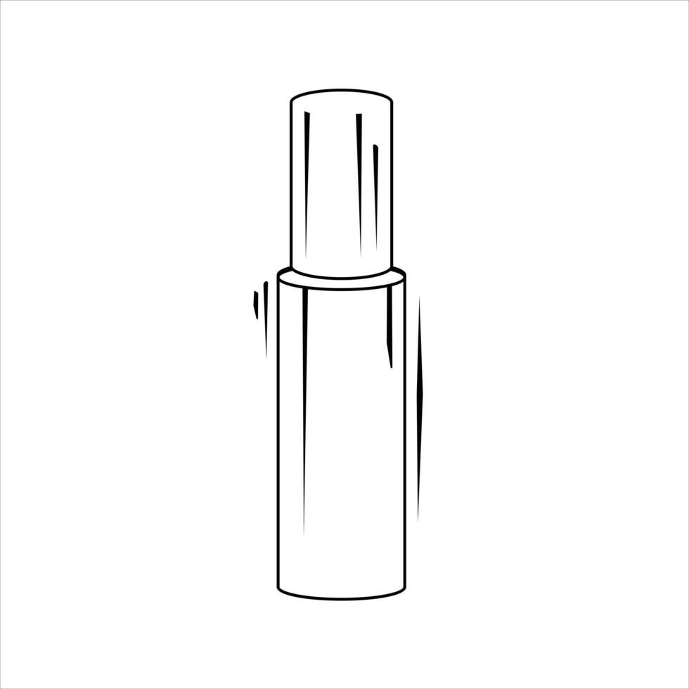 vector negro blanco contorno máscara . aislado contorno cosmético ilustración lado vista. dibujado maquillaje icono. para diseño, tarjetas y bandera