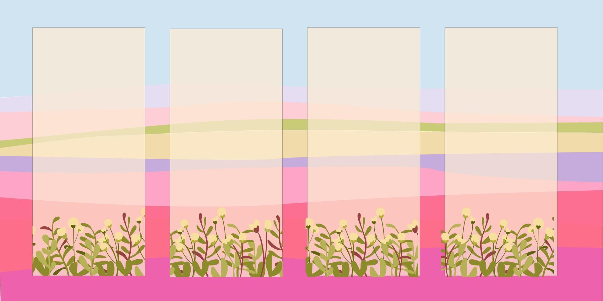 Abstract background with stripes in the style of the sixties and seventies for textiles, banners, posters, prints, paper vector