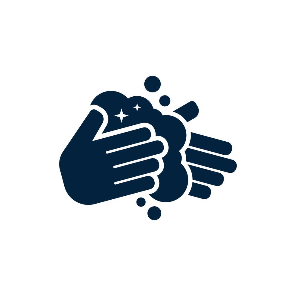 Cleaning Hand Logo Template Design Element. Creative Cleaning Icon Design. vector