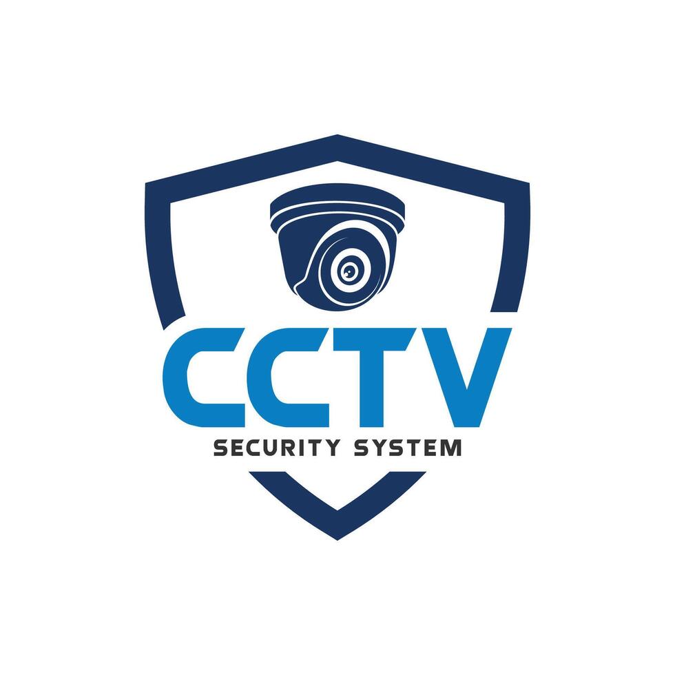 CCTV Vector Logo Design. Camera Logo Template Design. And Security System Logo Vector