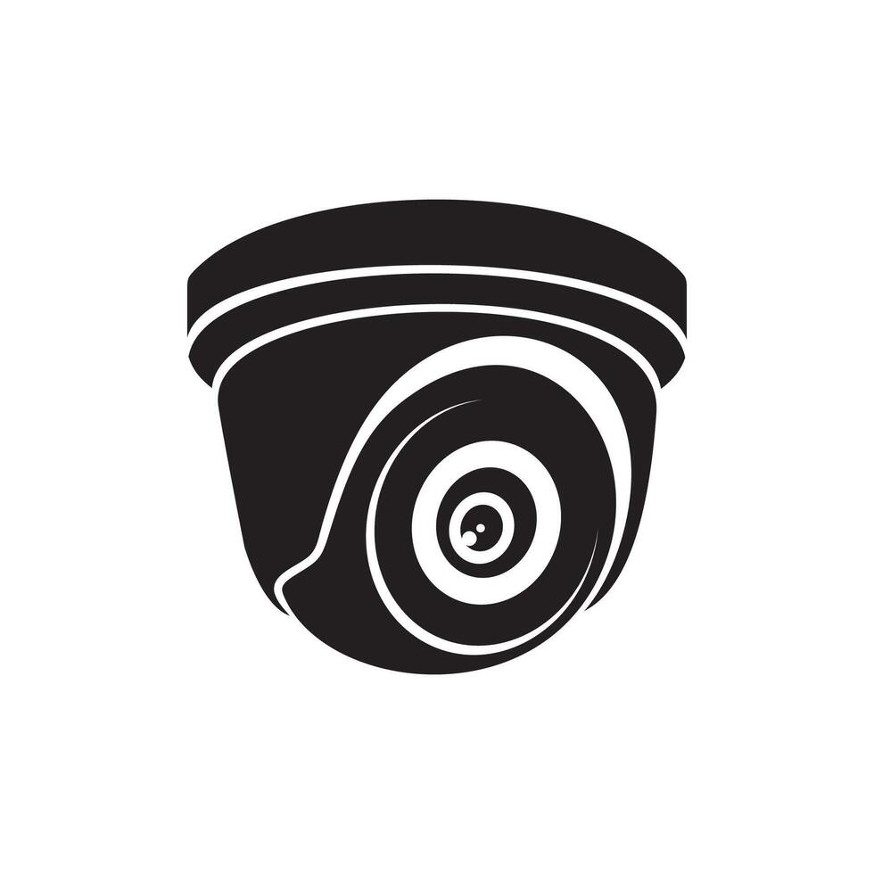 CCTV Vector Logo Icon Design. Camera Logo Template Design. And Security System Logo Vector