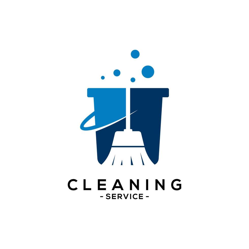 Cleaning Service Logo Vector. Creative Cleaning Logo Template Design. vector