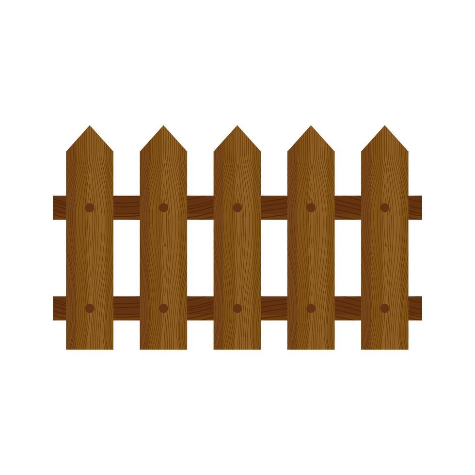 House fence vector. House Fence icon design illustration. Wooden house fence similar design. Fence icon simple sign. Fence house cartoon design conceptual. vector