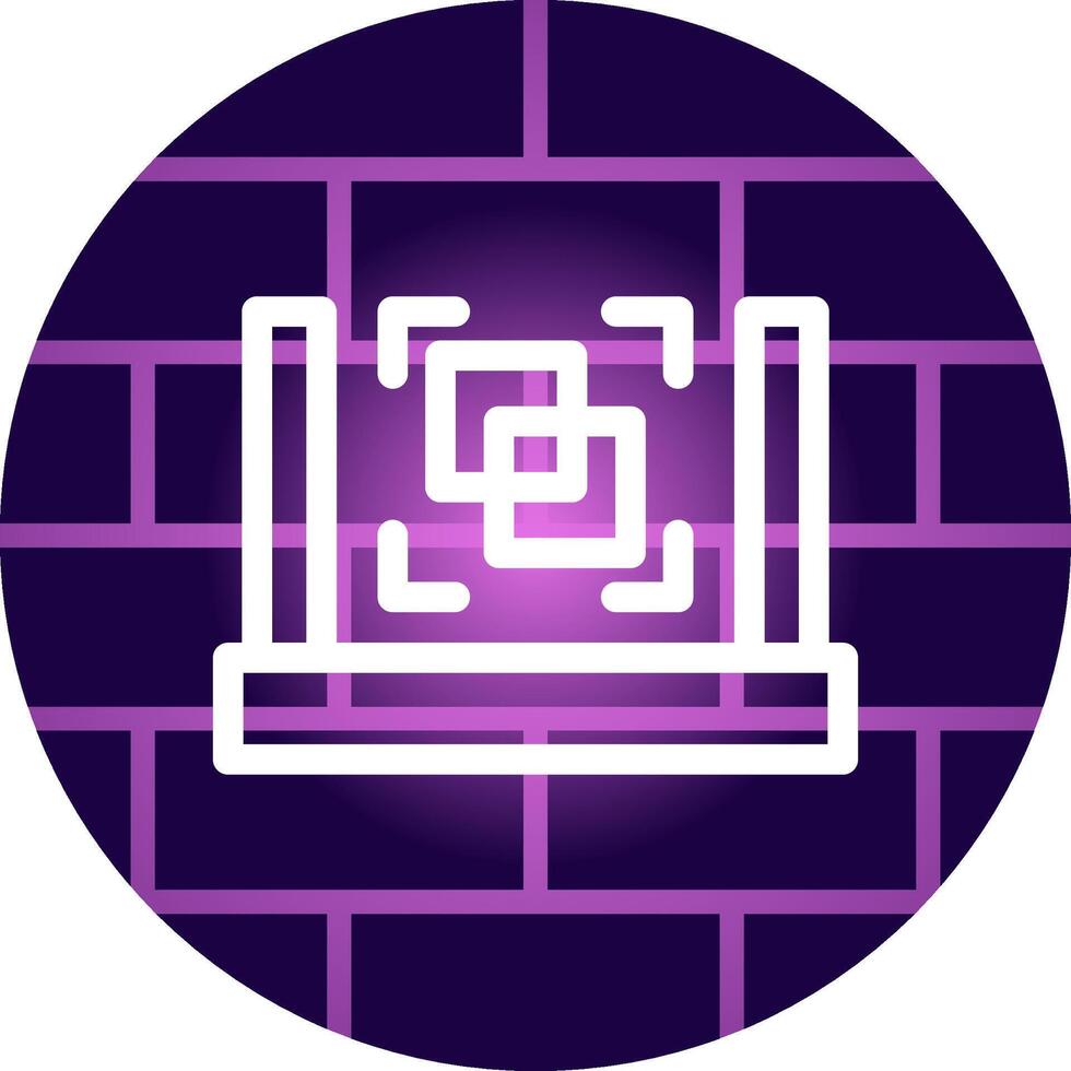 3D Scanner Creative Icon Design vector