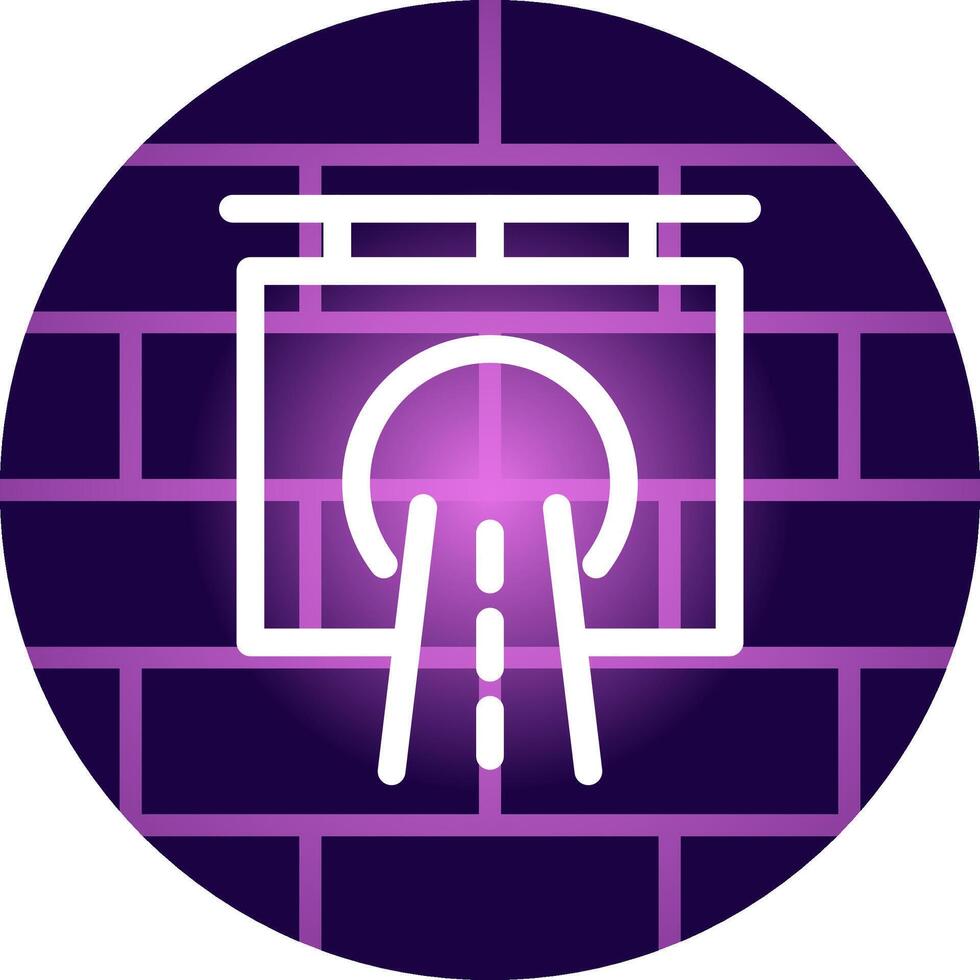 Tunnel Creative Icon Design vector