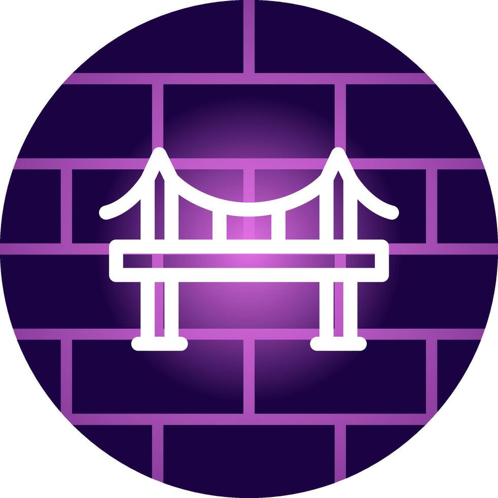 Bridge Creative Icon Design vector