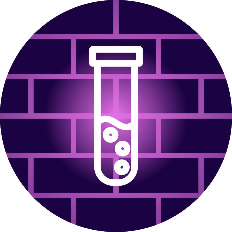 Test Tube Creative Icon Design vector