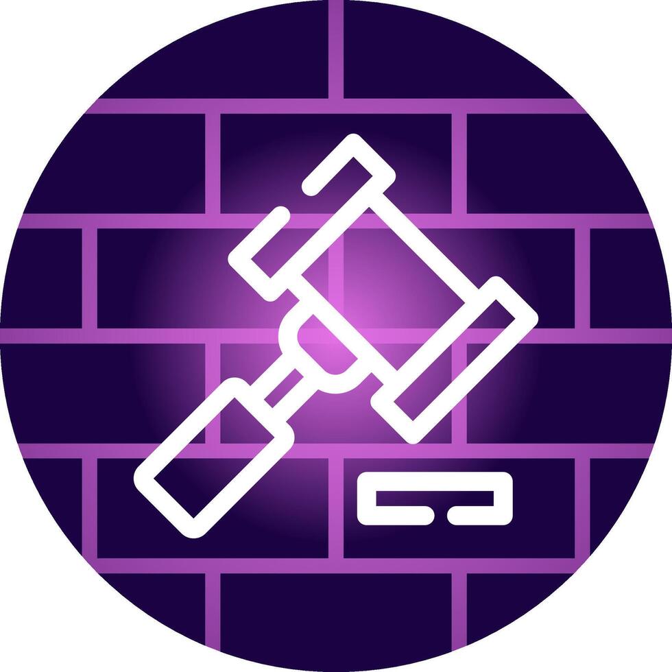 Gavel Creative Icon Design vector
