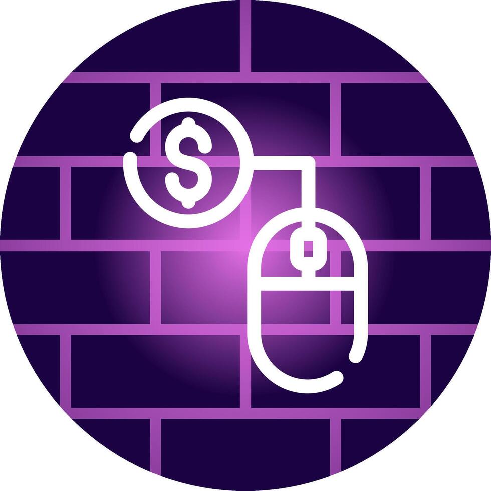Pay Per Click Creative Icon Design vector