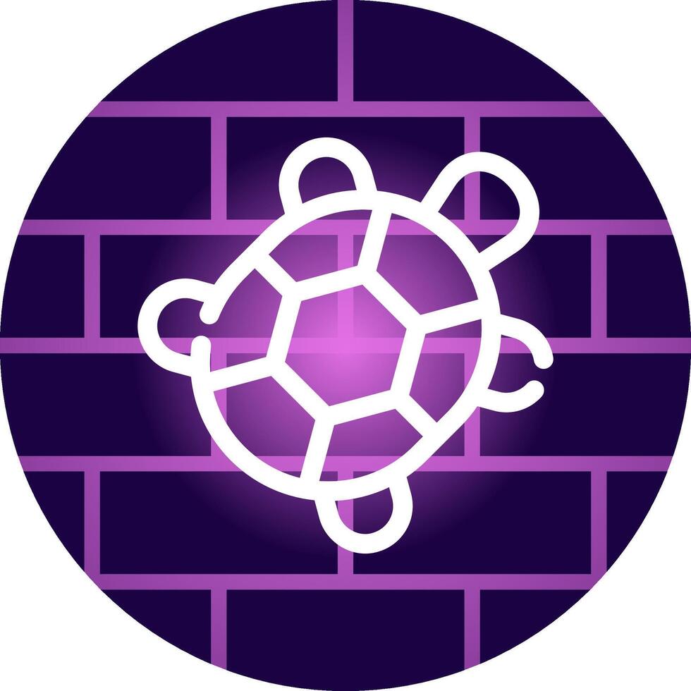 diseño de icono creativo de tortuga vector