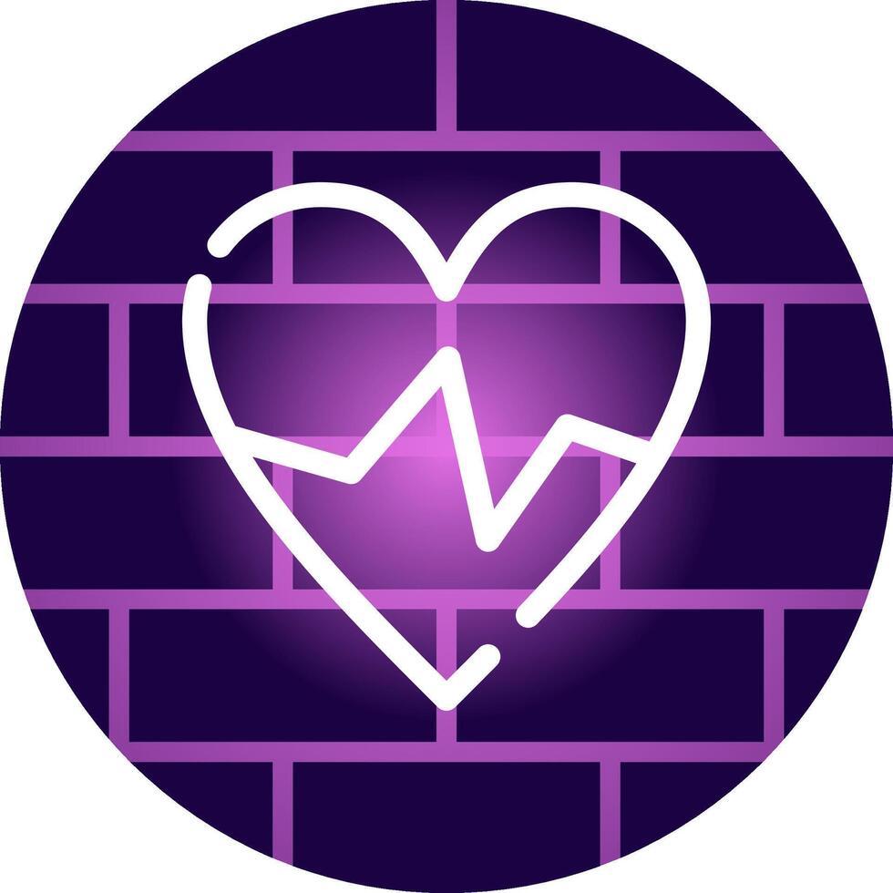 Heart Rate Creative Icon Design vector