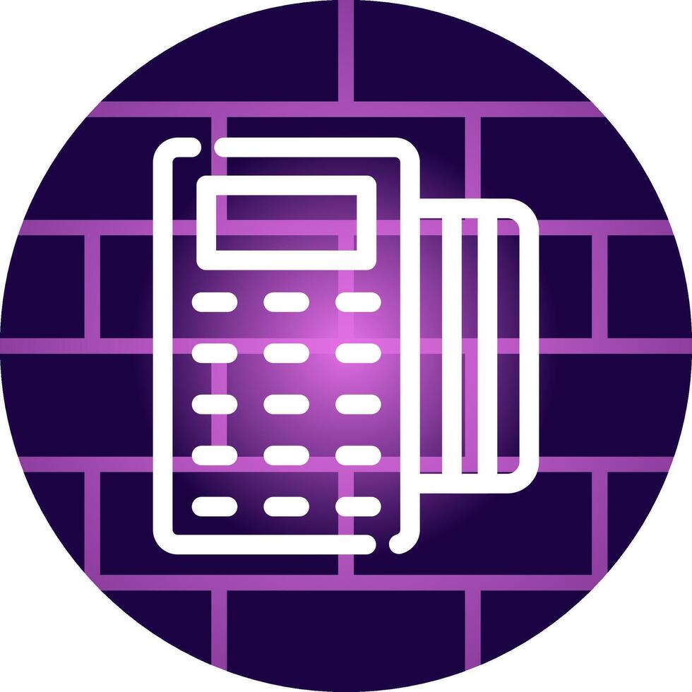 Pos Terminal Creative Icon Design vector