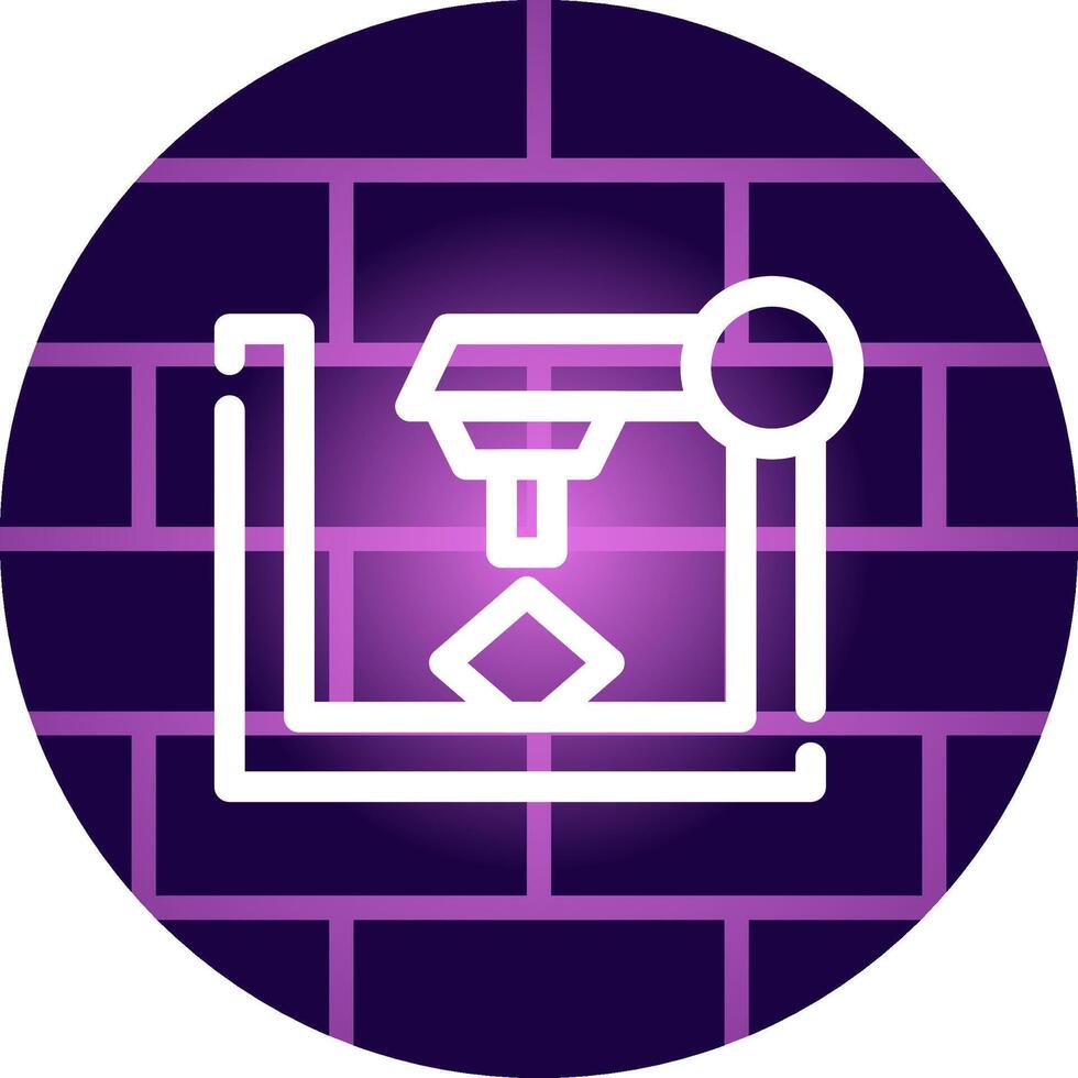 3D Printer Creative Icon Design vector