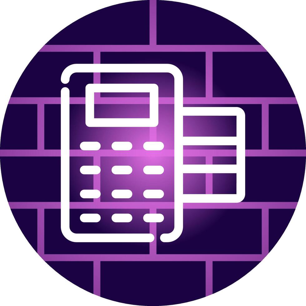 POS Terminal Creative Icon Design vector