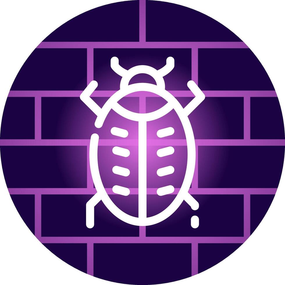 Bug Creative Icon Design vector