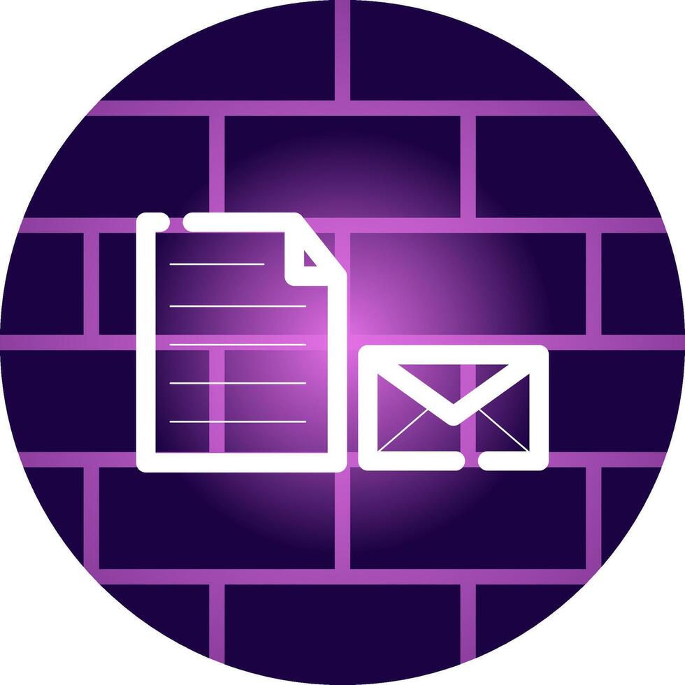 Mail Document Creative Icon Design vector