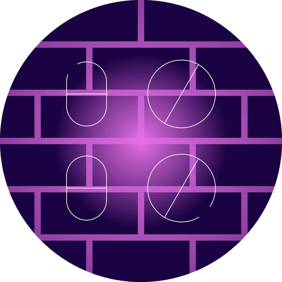 Line Neon Wall Design vector