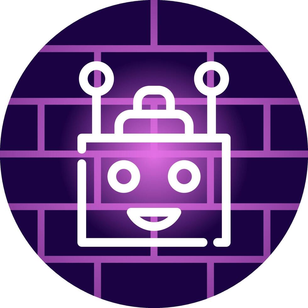 Chatbot Creative Icon Design vector
