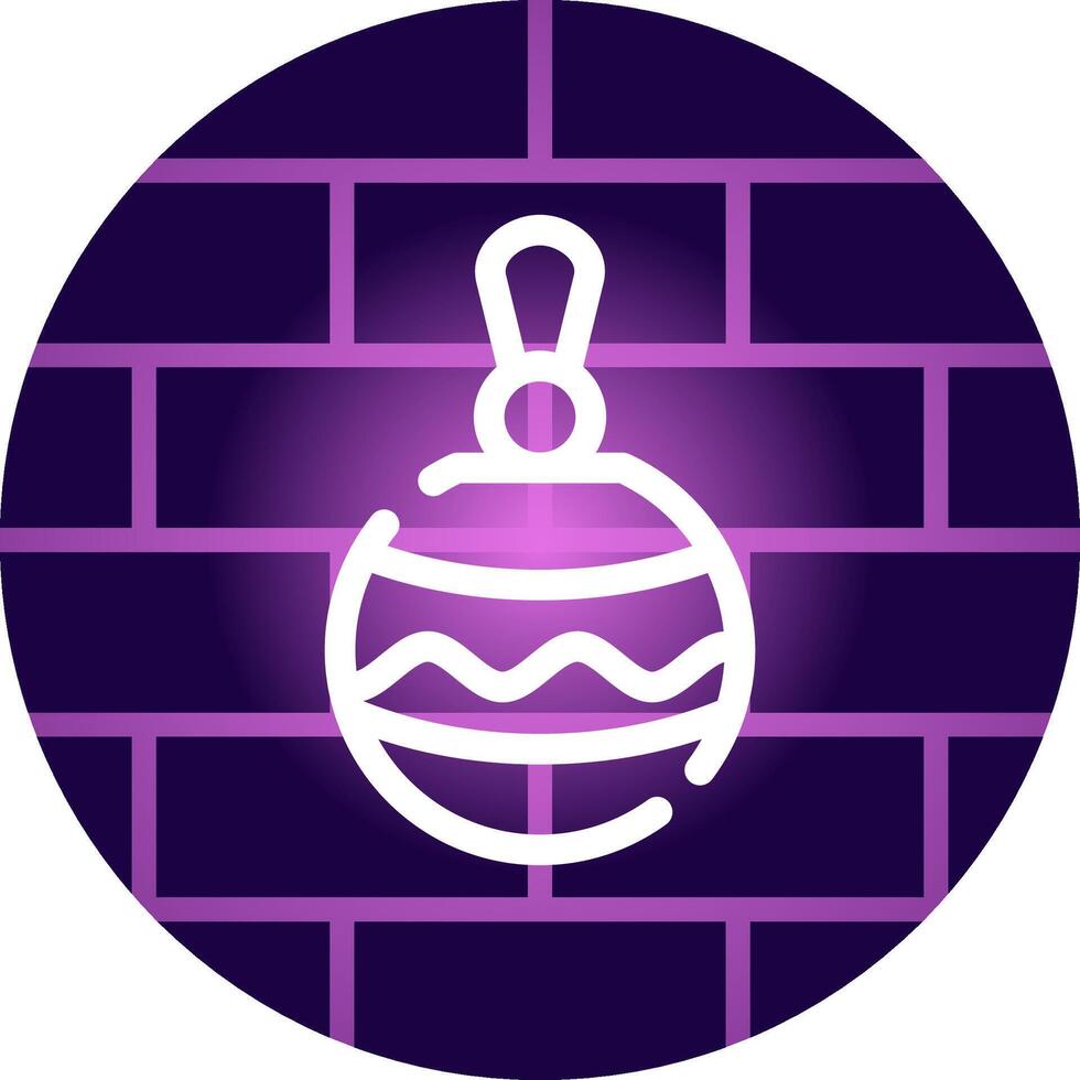 Bauble Creative Icon Design vector