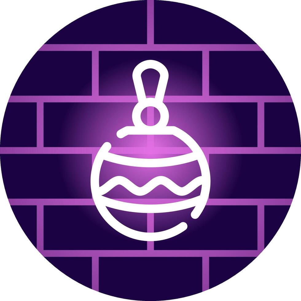 Bauble Creative Icon Design vector