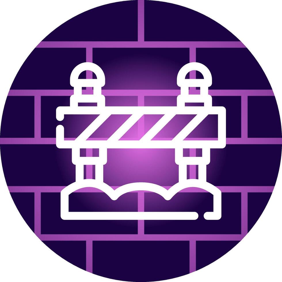 Road Block Creative Icon Design vector