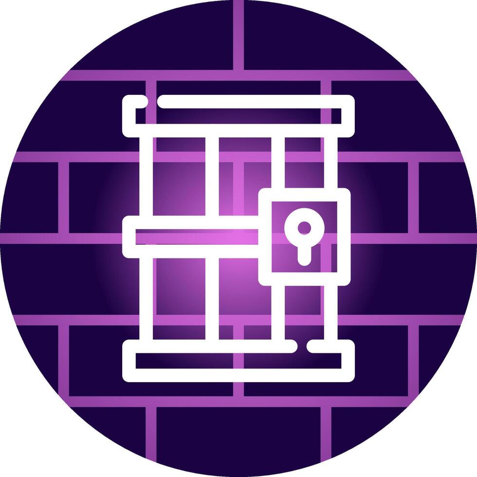 Jail Creative Icon Design vector