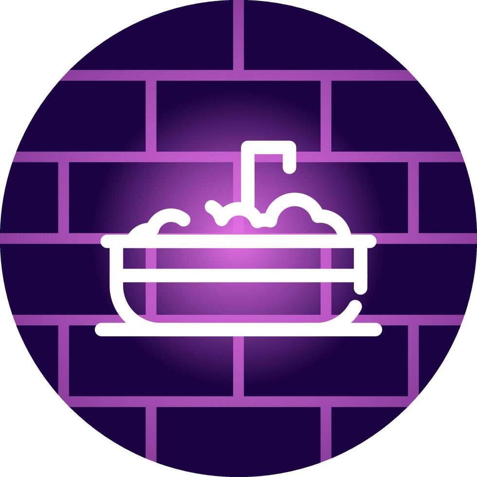 Bathtub Creative Icon Design vector