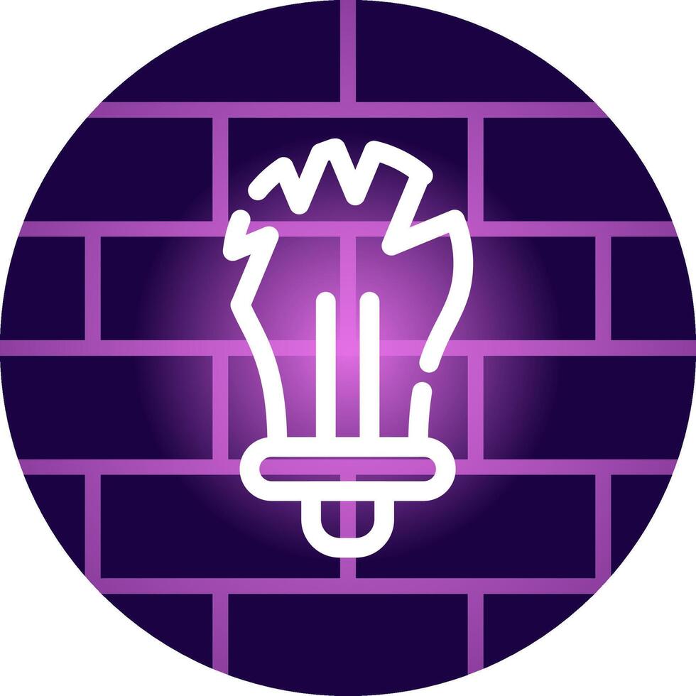 Bulb Creative Icon Design vector