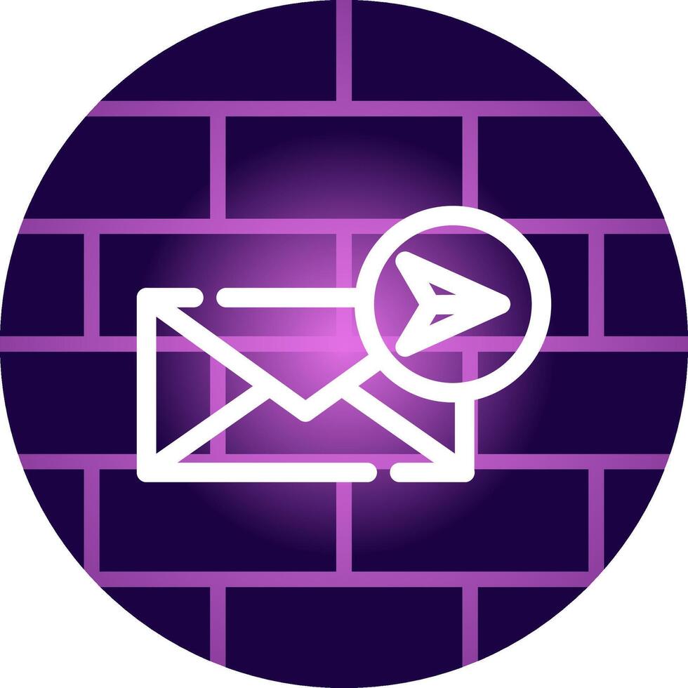 Send Mail Creative Icon Design vector